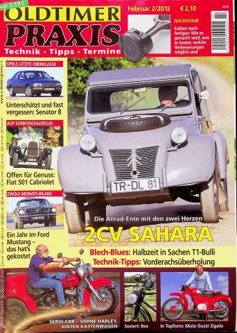 Deckblatt Oldtimer Praxis (02/2012)